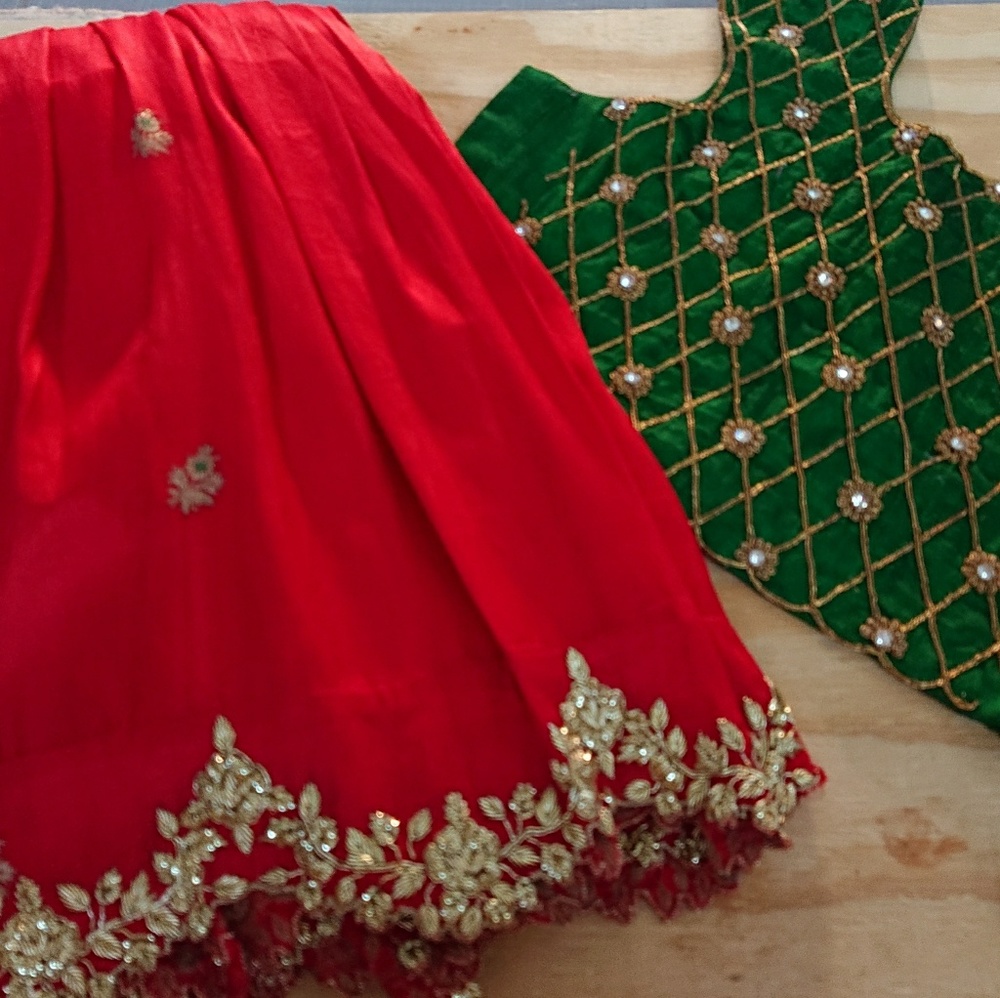 Kids ethnic South Indian dress . 2-4 years